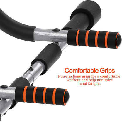 CEAYUN Pull up Bar for Doorway, Portable Pullup Chin up Bar Home, No Screws Multifunctional Dip Bar Fitness, Door Exercise Equipment Body Gym System Trainer